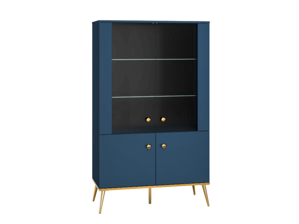 Witryna SZKLANA Witryna Wysoka 92×152 cm Witryna Dwudrzwiowa Witryna Szafka