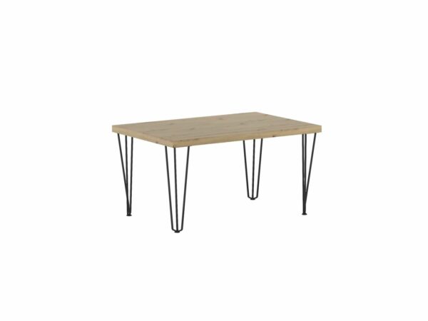 Stolik Kawowy Loft Prostokątny 101×67×52 cm Dąb Artisan