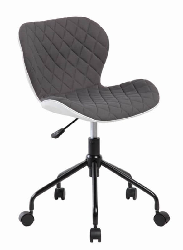 Blacky – Krzesło obrotowe (szare), Fotel obrotowy do pracy.