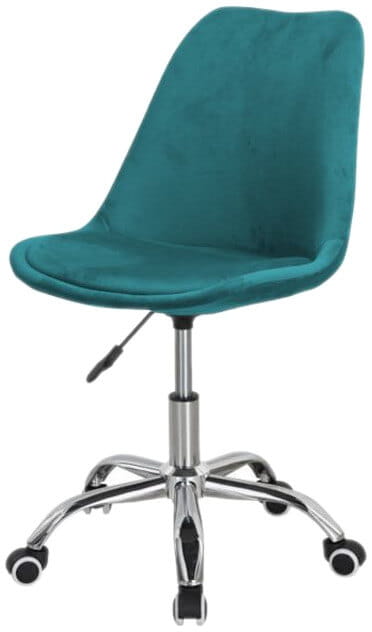 Krzesło obrotowe Rio, fotel obrotowy dla dziecka zielony velvet