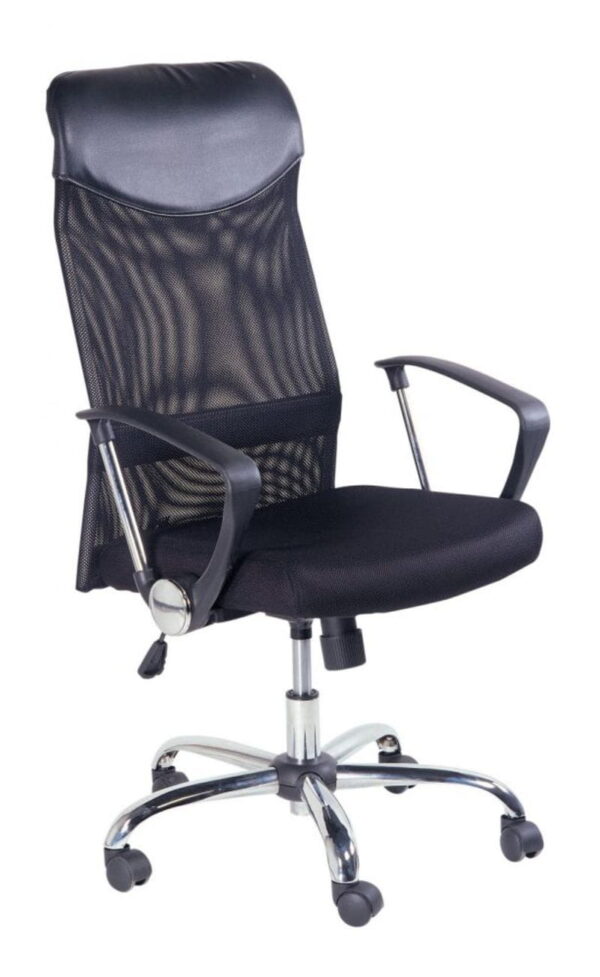 Fotel obrotowy krzesło obrotowe czarne