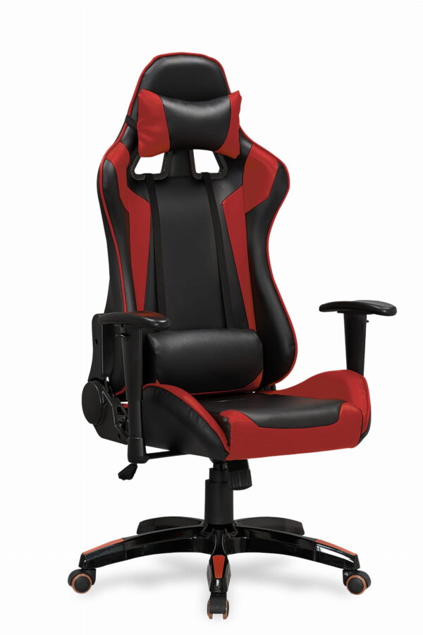 DEFENDER fotel gamingowy czarno-czerwony fotel dla graczy