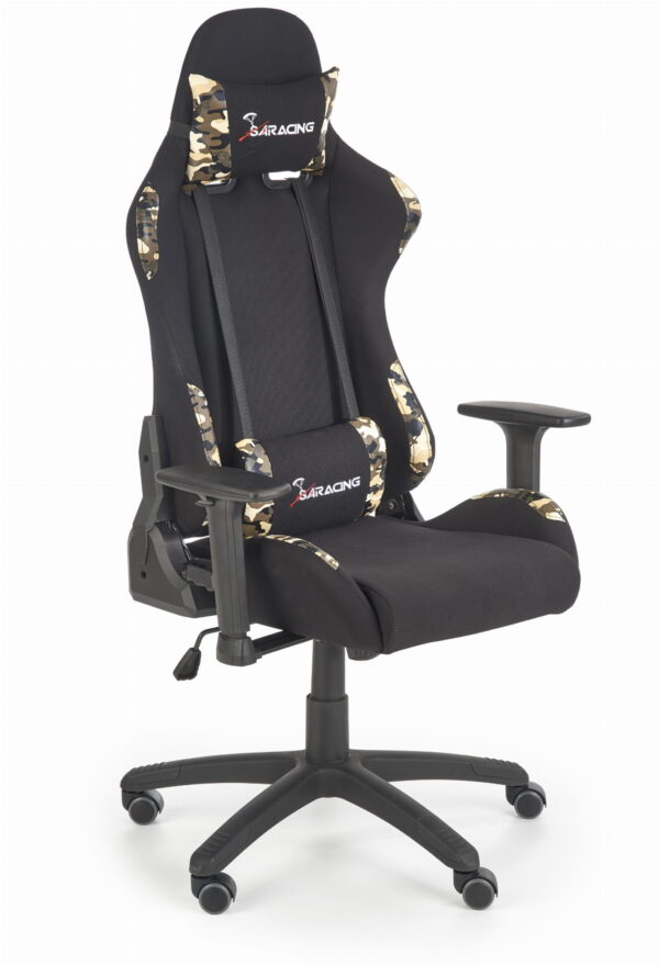 EXODUS fotel obrotowy gamingowy moro krzesło obrotowe