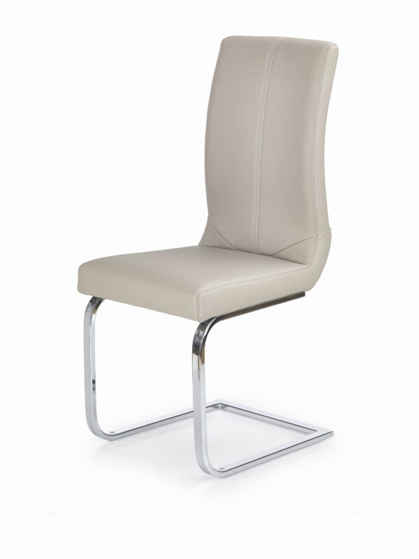 K219 krzesło cappuccino krzesło do jadalni lub salonu chrom
