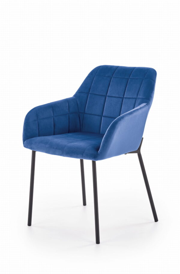 K305 krzesło czarny / granatowy krzesło do salonu lub jadalni