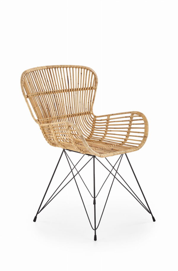 K335 krzesło rattan naturalny krzesło do ogrodu lub na taras