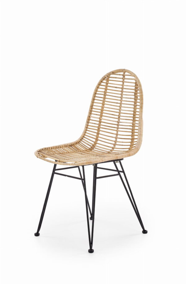 K337 krzesło rattan naturalny krzesło do ogrodu lub na taras
