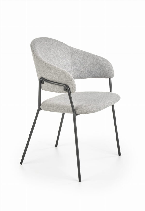 K359 krzesło popiel krzesło szare do jadalni lub salonu