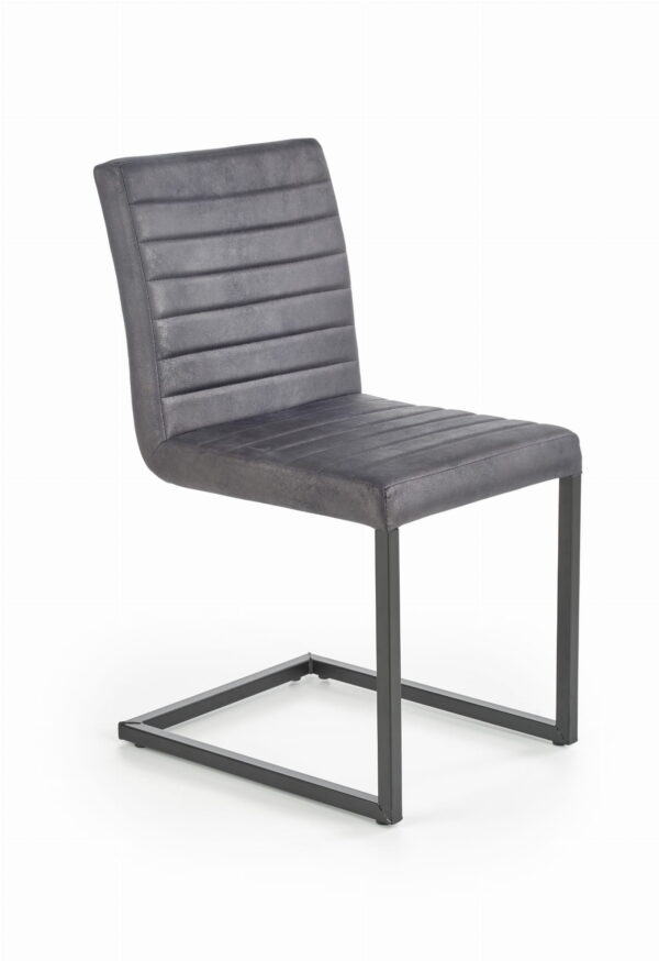 K376 krzesło ciemny popielaty krzesło loft do salonu lub jadalni
