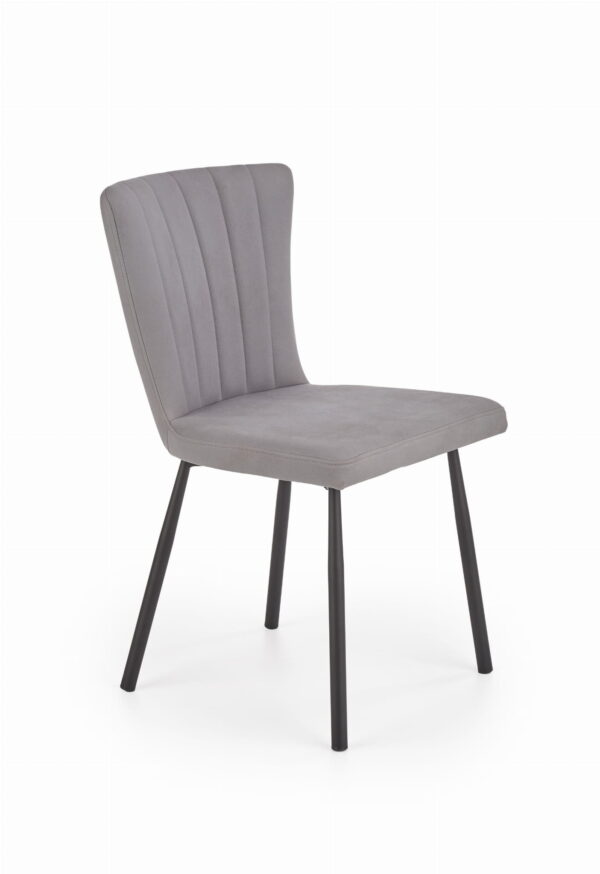 K380 krzesło popielaty krzesło loftowe do salonu lub jadalni