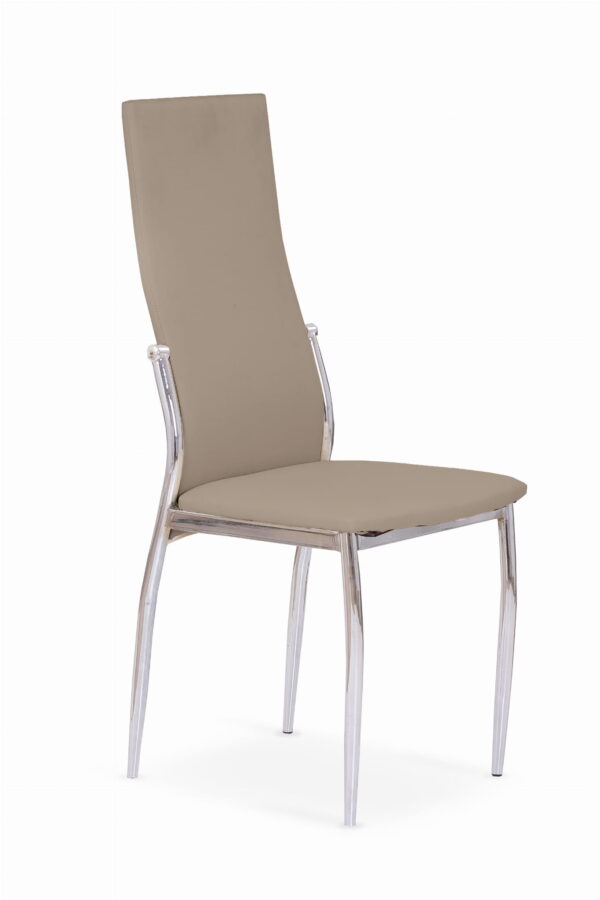 K3 krzesło chrom/cappuccino krzesło do kuchni lub jadalni