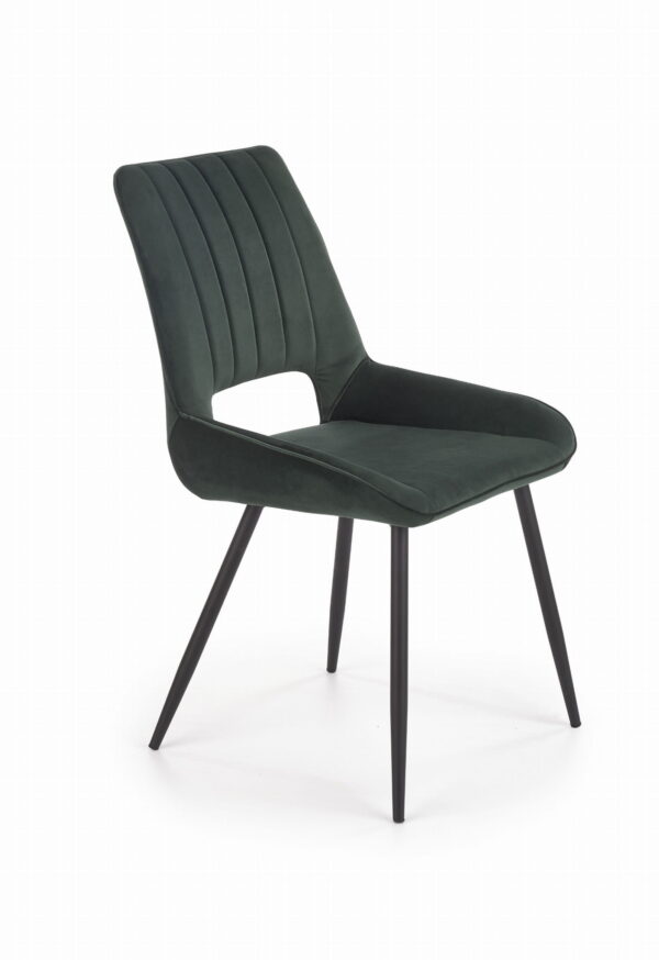 krzesło ciemny zielony krzesło do salonu lub jadalni