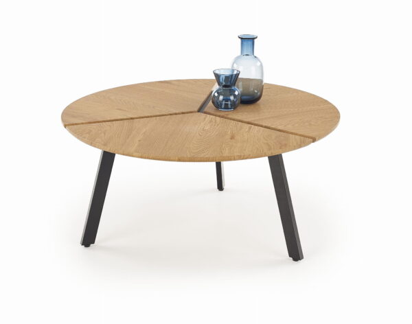 LUANA ława kawowa loft, stolik kawowy loftowy – okrągły stół
