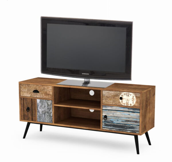 VINTY RTV1 wielobarwny szafka rtv vintage retro komoda