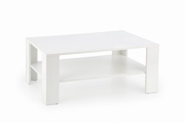 Ława KWADRO 110×65 biała stolik kawowy