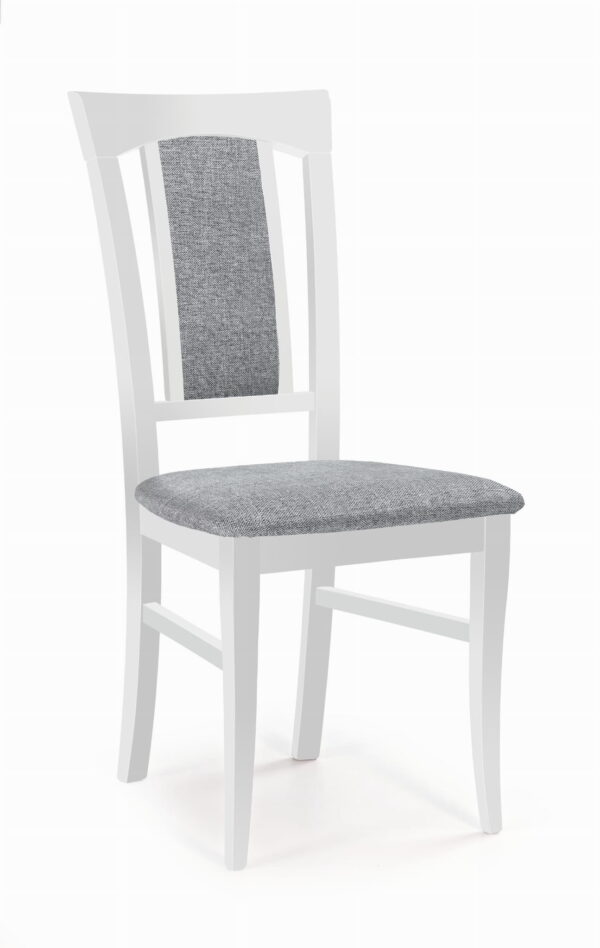 Krzesło KONRAD białe klasyczne krzesło do jadalni
