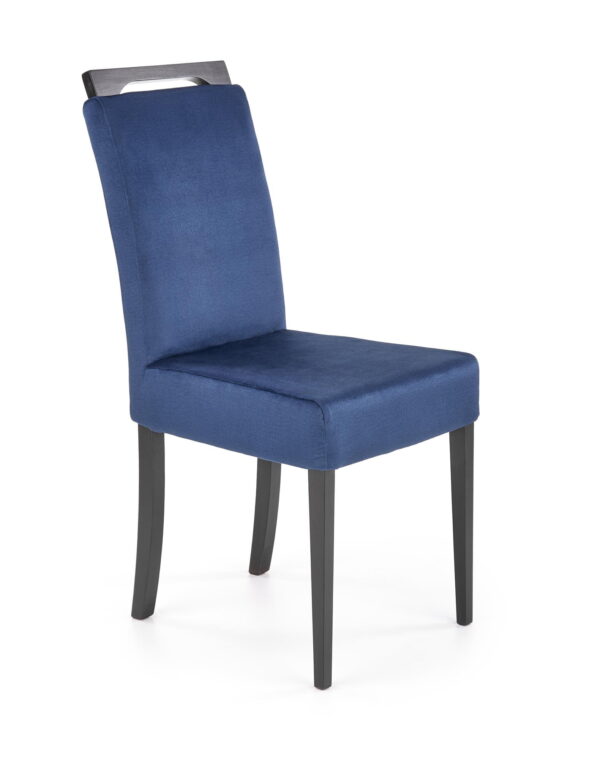 Krzesło CLARION 2 VELVET granatowe krzesło welur velvet