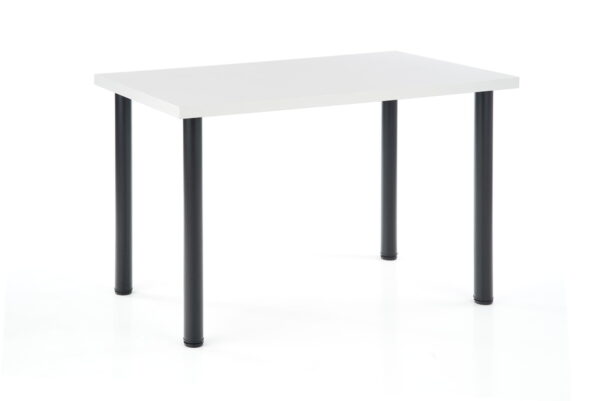 Stół MODEX 2 120×68 biały mat stół do jadalni lub kuchni