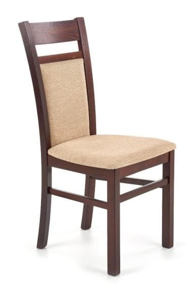 Krzesło GERARD 2 ciemny orzech klasyczne krzesło do jadalni