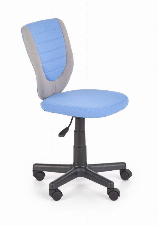 TOBY fotel obrotowy szary / niebieski krzesło obrotowe