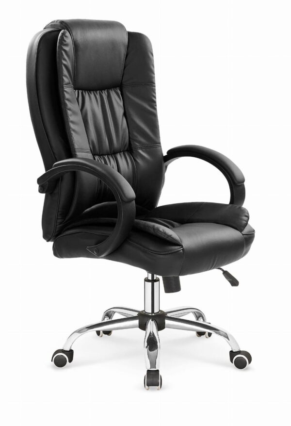 RELAX fotel obrotowy do biura czarny krzesło obrotowe