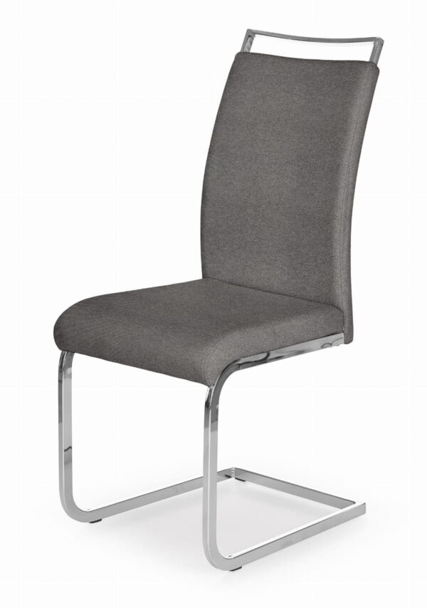 K348 krzesło popiel krzesło do salonu lub jadalni chrom