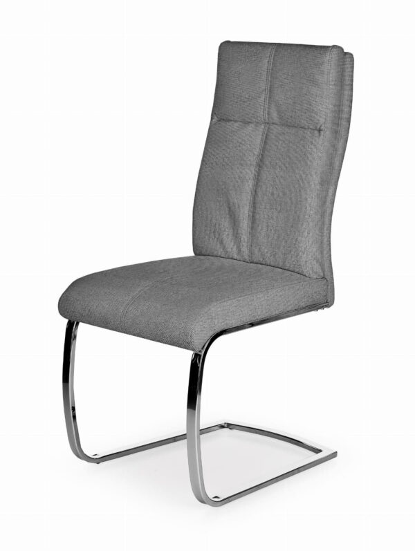 K345 krzesło popiel krzesło do salonu lub jadalni chrom