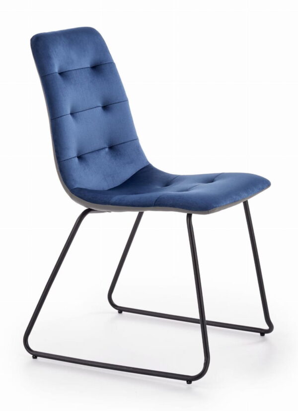 K321 krzesło granatowe/czarne krzesło do salonu lub jadalni