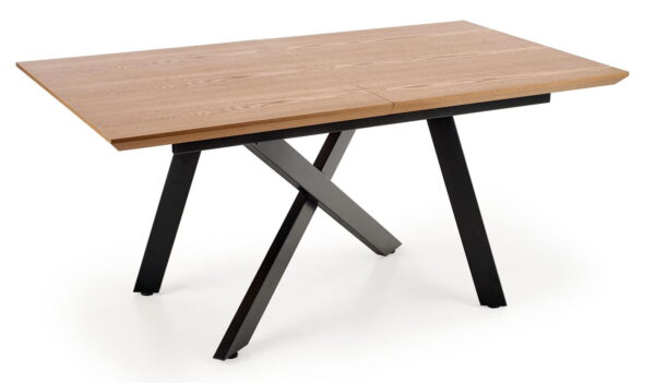 CAPITAL 2-stół, blat naturalny, nogi czarne,  nowoczesny stół do salonu, jadalni!