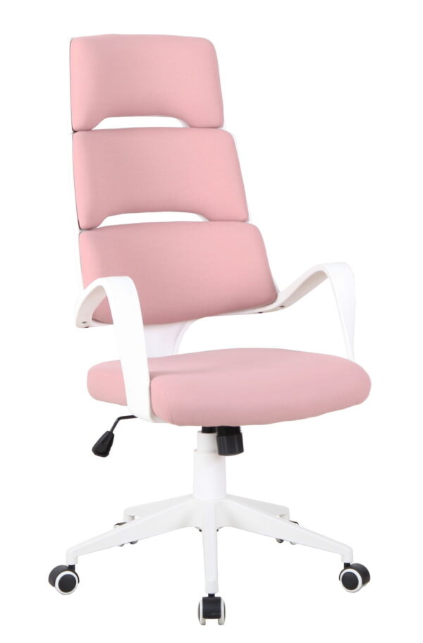 Pinky – Krzesło obrotowe (różowe), Fotel do pracy biurowej