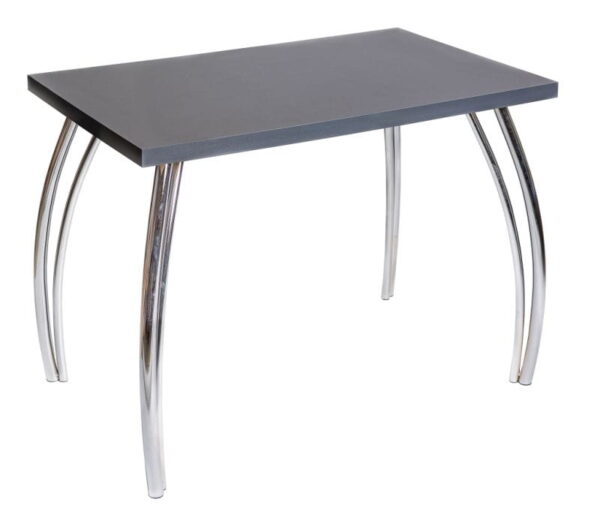Stół do kuchni/jadalni Salomon – 04 (antracyt) 60×90 – chromowane nogi