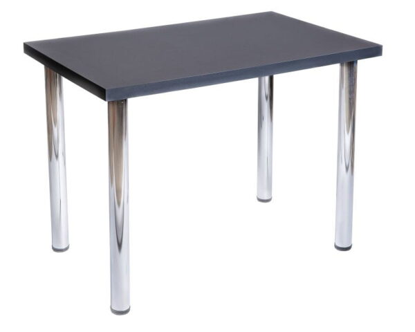 Stół do kuchni/jadalni Salomon – 01 (antracyt) 60×90 – chromowane nogi