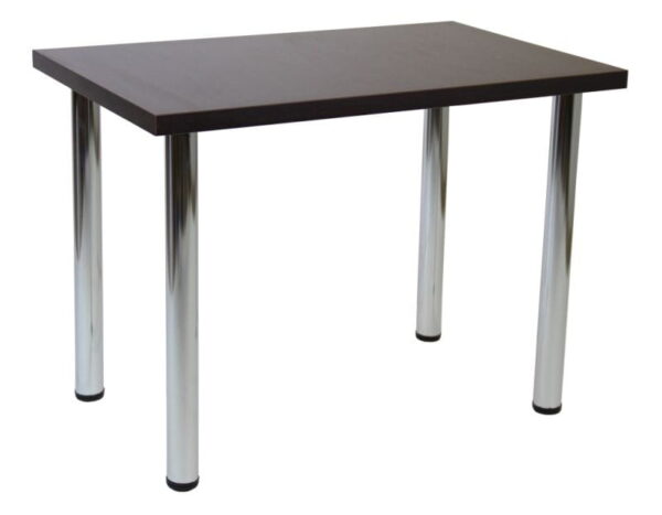 Stół do kuchni/jadalni Salomon – 03 (wenge) 68×120 – chromowane nogi