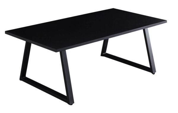 Ława/stolik kawowy loft – Wood 03, Czarny 110×60 cm