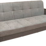 Kanapa sofa "Milton" z funkcją spania w kolorze szarym