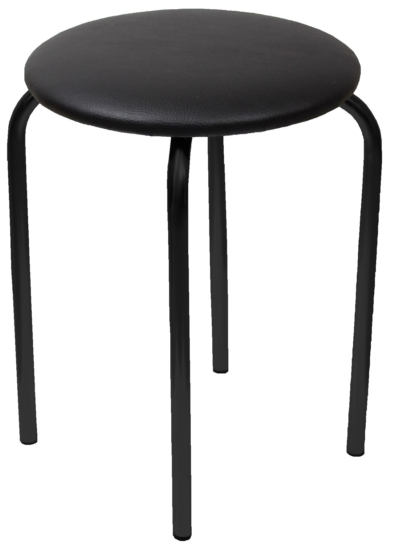 gw52k4epzv6gd7yxjlza Taboret okrągły tapicerowany 35 cm – metalowy stelaż, ekoskóra, solidny taboret do kuchni, poczekalni i lokalu