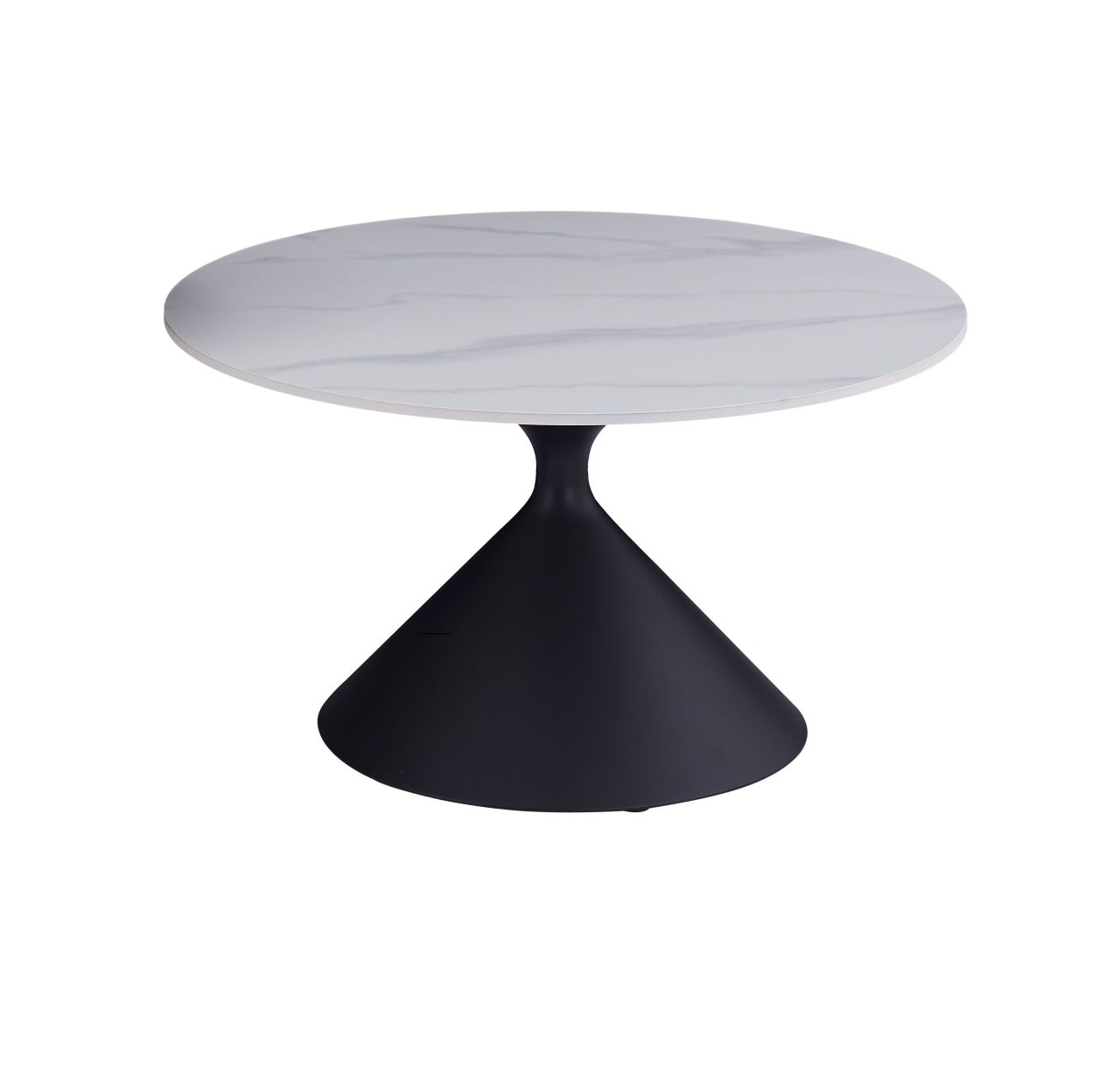 vcfhizrtqmq9tpqu8tqy Stolik kawowy okrągły biały marmur 72 cm czarna metalowa podstawa