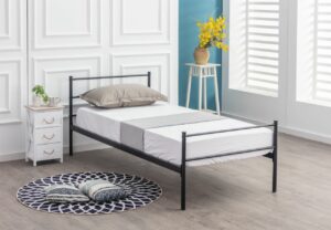 Łóżko metalowe 90 × 200 cm