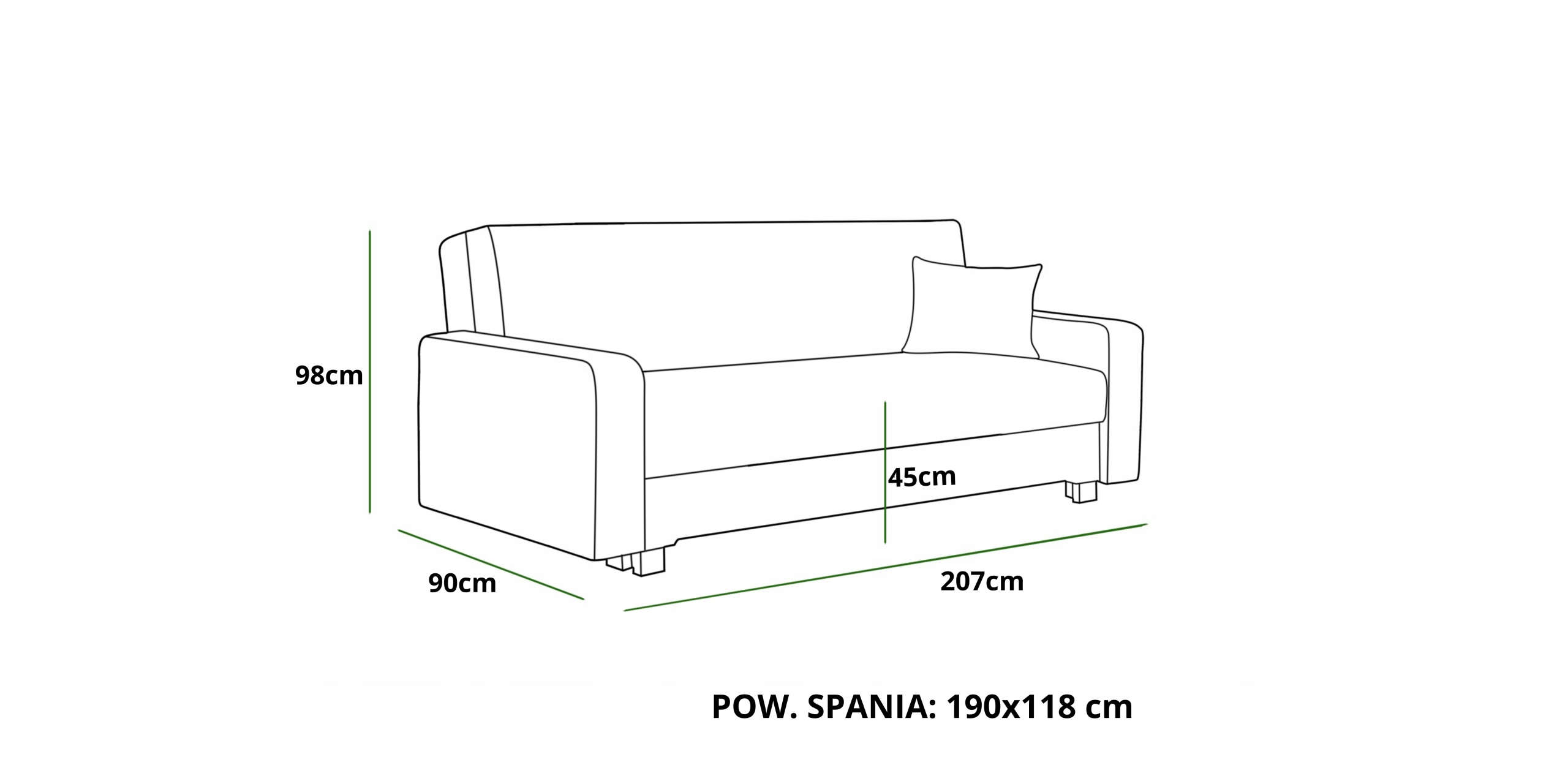 Kanapa-SOFA-Wersalka-ROZKLADANA-z-Funkcja-Spania-KANAPA-z-POJEMNIKIEM-Szerokosc-mebla-90-cm