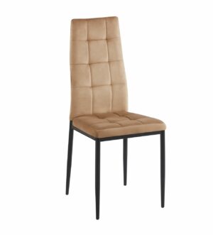 Krzesło tapicerowane cappuccino – nowoczesny komfort i styl